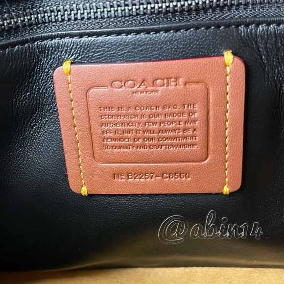 Coach Black Leather Pillow Madison Shoulder Crossbody Bag Quilting Full Size - Picture 11 of 14